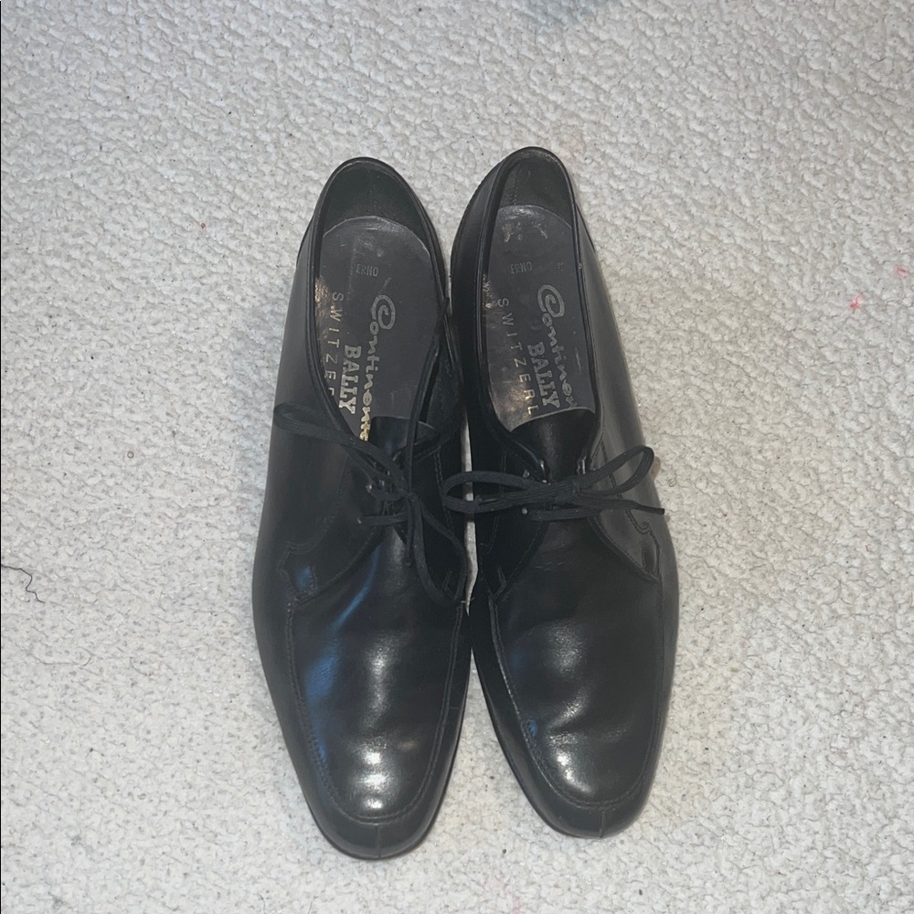 Bally Black Leather Footwear